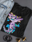 Cute Axolotl T-shirt -SmartPrintsInk Designs