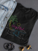 Vacay Mood Beach T-shirt -SmartPrintsInk Designs