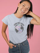 Love Earth Back T-shirt -SmartPrintsInk Designs