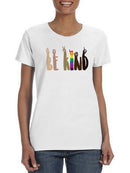 Be Kind Hand Signs T-shirt -SmartPrintsInk Designs