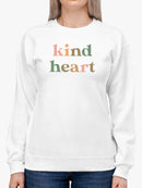 Kind Heart Sweatshirt -SmartPrintsInk Designs