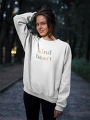Kind Heart Sweatshirt -SmartPrintsInk Designs