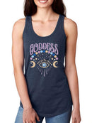 Goddess Mystical Eye Racerback Tank -SmartPrintsInk Designs