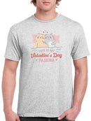 Valentine's Day Pajama T-shirt -SmartPrintsInk Designs