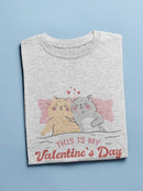 Valentine's Day Pajama T-shirt -SmartPrintsInk Designs