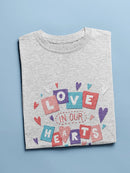 Love In Our Hearts T-shirt -SmartPrintsInk Designs
