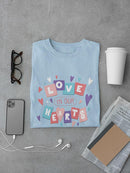 Love In Our Hearts T-shirt -SmartPrintsInk Designs