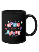 Love In Our Hearts Mug -SmartPrintsInk Designs