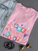 Love In Our Hearts T-shirt -SmartPrintsInk Designs
