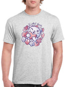 Teddy Bear Steals Hearts T-shirt -SmartPrintsInk Designs