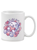 Teddy Bear Steals Hearts Mug -SmartPrintsInk Designs