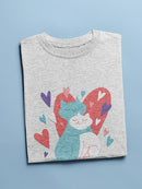 Loving Kittens T-shirt -SmartPrintsInk Designs