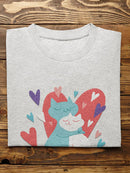 Loving Kittens T-shirt -SmartPrintsInk Designs