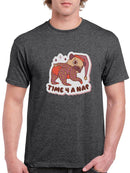 Time 4 A Nap Pug T-shirt -SmartPrintsInk Designs