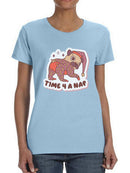 Time 4 A Nap Pug T-shirt -SmartPrintsInk Designs