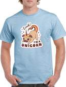 Look! I'm A Unicorn. Pug T-shirt -SmartPrintsInk Designs