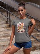 Look! I'm A Unicorn. Pug T-shirt -SmartPrintsInk Designs