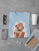Pugcake T-shirt -SmartPrintsInk Designs