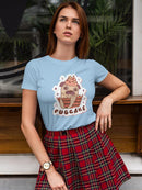 Pugcake T-shirt -SmartPrintsInk Designs