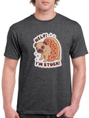 Help! Pug Is Stuck! T-shirt -SmartPrintsInk Designs