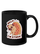 Help! Pug Is Stuck! Mug -SmartPrintsInk Designs