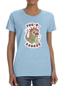 Pug-O-Saurus T-shirt -SmartPrintsInk Designs