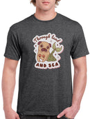 Through Land And Sea T-shirt -SmartPrintsInk Designs