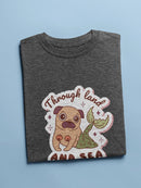 Through Land And Sea T-shirt -SmartPrintsInk Designs