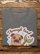 Through Land And Sea T-shirt -SmartPrintsInk Designs