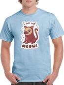 Im A Cat, Meow! Pug T-shirt -SmartPrintsInk Designs