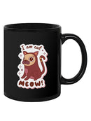 Im A Cat, Meow! Pug Mug -SmartPrintsInk Designs