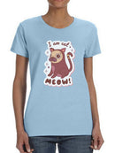 Im A Cat, Meow! Pug T-shirt -SmartPrintsInk Designs