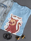 Im A Cat, Meow! Pug T-shirt -SmartPrintsInk Designs