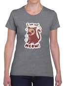 Im A Cat, Meow! Pug T-shirt -SmartPrintsInk Designs