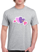 Arrow Through The Hearts T-shirt -SmartPrintsInk Designs