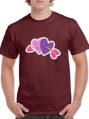 Arrow Through The Hearts T-shirt -SmartPrintsInk Designs