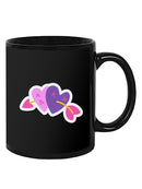 Arrow Through The Hearts Mug -SmartPrintsInk Designs