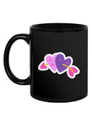 Arrow Through The Hearts Mug -SmartPrintsInk Designs