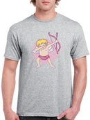 Dabbing Cupid T-shirt -SmartPrintsInk Designs
