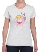 Dabbing Cupid T-shirt -SmartPrintsInk Designs