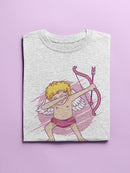 Dabbing Cupid T-shirt -SmartPrintsInk Designs