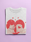 Loving Dogs T-shirt -SmartPrintsInk Designs