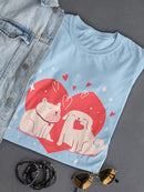 Loving Dogs T-shirt -SmartPrintsInk Designs