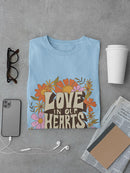 Love In Our Hearts. T-shirt -SmartPrintsInk Designs