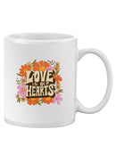 Love In Our Hearts. Mug -SmartPrintsInk Designs