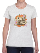 Love In Our Hearts. T-shirt -SmartPrintsInk Designs