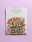 Love In Our Hearts. T-shirt -SmartPrintsInk Designs
