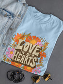 Love In Our Hearts. T-shirt -SmartPrintsInk Designs