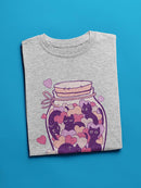 A Jar Of Kittens T-shirt -SmartPrintsInk Designs