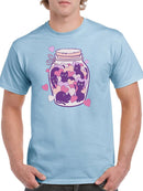 A Jar Of Kittens T-shirt -SmartPrintsInk Designs